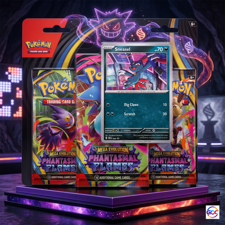 NEW! Instant Win: Pokémon Phantasmal Flames Triple Pack Blister